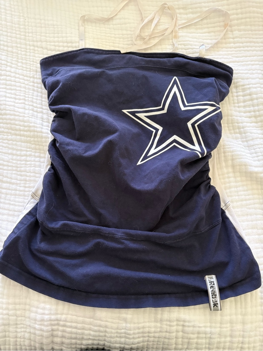RARE Dallas Cowboys Tube Top Halter Top